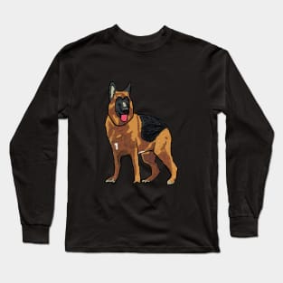 German Shepherd Alsatian Long Sleeve T-Shirt